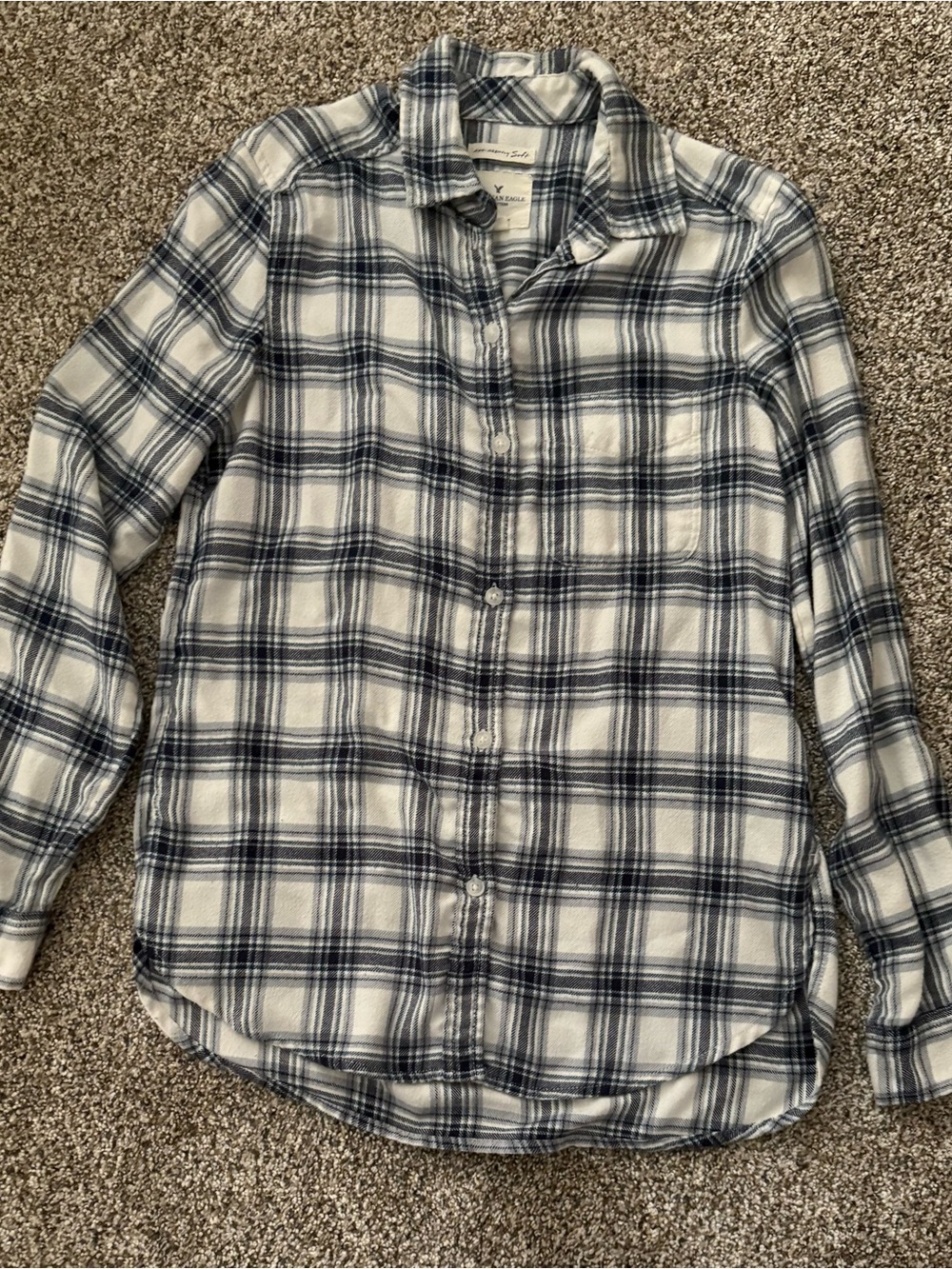 Lot of 15 American Eagle Outfitters Flannels Plaid Button-Down Shirts - Picture 6 of 16